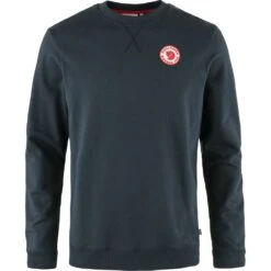 FJÄLLRÄVEN Pullover 1960 Logo Badge Sweater M Für Herren 555 - Dark Navy XS Pullover 1960 Logo Badge Sweater M Für Herren