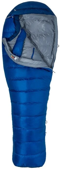 Marmot Sawtooth Surf/Arctic Navy Regular (183 Cm)|3901 - Surf/Arctic Navy|Reißverschluss Links Sawtooth Surf/Arctic Navy