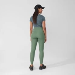 FJÄLLRÄVEN Abisko Tights Damen Trekking Hose Leggings 614 - Patina Green XXS Abisko Tights Damen Trekking Hose Leggings -Angebote Abenteuer Set Store ABISKO TIGHTS W 10 1280x1280
