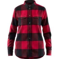FJÄLLRÄVEN Canada Shirt W Für Damen 320 - Red L Canada Shirt W Für Damen