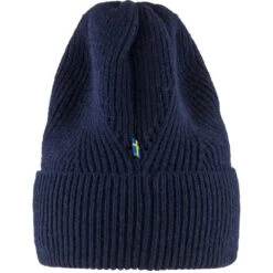 FJÄLLRÄVEN Directional Rib Beanie - Mütze 555 - Dark Navy Directional Rib Beanie - Mütze -Angebote Abenteuer Set Store Directional Rib Beanie 78143 555 B Back 1280x1280