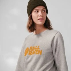 FJÄLLRÄVEN Seatshirt Fjällräven Logo Damen Sweater XS, Grey-Melange, Damen Seatshirt Fjällräven Logo Damen Sweater -Angebote Abenteuer Set Store Fjallraven Logo Sweater W 84143 2 1280x1280