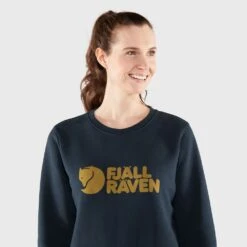 FJÄLLRÄVEN Seatshirt Fjällräven Logo Damen Sweater XS, Grey-Melange, Damen Seatshirt Fjällräven Logo Damen Sweater -Angebote Abenteuer Set Store Fjallraven Logo Sweater W 84143 8 1280x1280