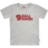 FJÄLLRÄVEN Kids Logo T-Shirt 020-999 - Grey-Melange 134 Kids Logo T-Shirt