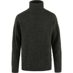 FJÄLLRÄVEN Övik Roller Neck Herren Sweater 633 - Dark Olive S Övik Roller Neck Herren Sweater