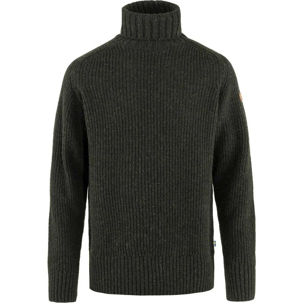 FJÄLLRÄVEN Övik Roller Neck Herren Sweater 633 - Dark Olive S Övik Roller Neck Herren Sweater 3 FJÄLLRÄVEN Övik Roller Neck Herren Sweater 633 - Dark Olive S Övik Roller Neck Herren Sweater