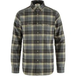FJÄLLRÄVEN Singi Heavy Flannel Shirt M Baumwollflanell 046-018 Super Grey-Stone Grey S Singi Heavy Flannel Shirt M Baumwollflanell
