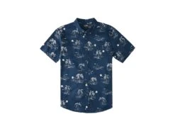 Billabong Sundays Mini Herren Hemd Navy-White 6121 - Navy-White M Sundays Mini Herren Hemd Navy-White