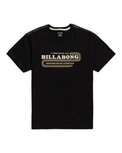 Billabong Wavy SS Kurzarm T-Shirt Black S|Herren|0019 - Black Wavy SS Kurzarm T-Shirt Black