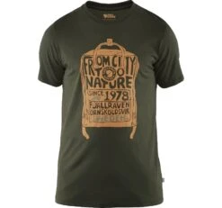 FJÄLLRÄVEN Kånken Herren T-Shirt S, Deep Forest, Herren Kånken Herren T-Shirt