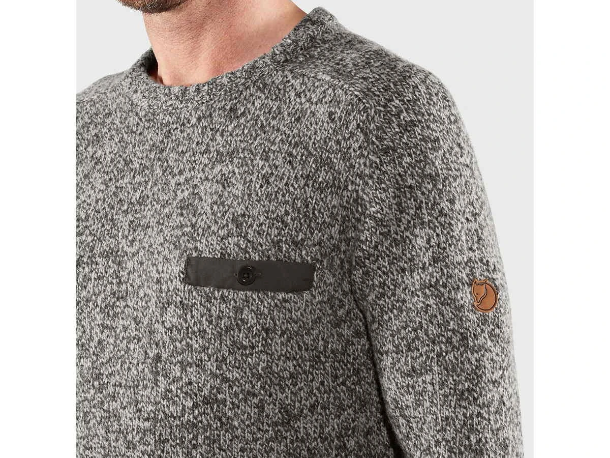 FJÄLLRÄVEN Lada Round-Neck Herren Sweater XL, Grey, Herren Lada Round-Neck Herren Sweater 5 FJÄLLRÄVEN Lada Round-Neck Herren Sweater XL, Grey, Herren Lada Round-Neck Herren Sweater – Bild 3