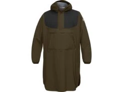 FJÄLLRÄVEN Lappland Eco-Shell Poncho S/M, Dark Olive, Unisex Lappland Eco-Shell Poncho