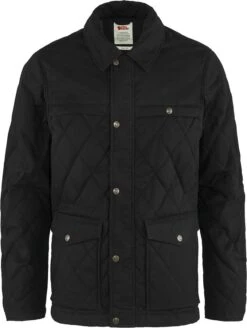 FJÄLLRÄVEN Övik Wool Padded Herren Jacke, Gefüttert L, Black, Herren Övik Wool Padded Herren Jacke, Gefüttert
