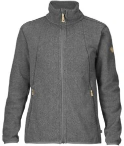 FJÄLLRÄVEN Stina Damen Fleece Jacke XS, Dark Grey, Damen Stina Damen Fleece Jacke