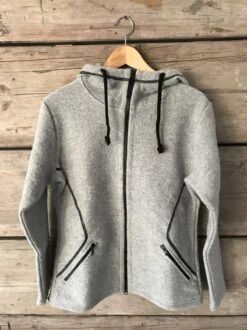 Universale Damenjacke Merinowolle - W100 Line XS|S9 - Fog Universale Damenjacke Merinowolle - W100 Line