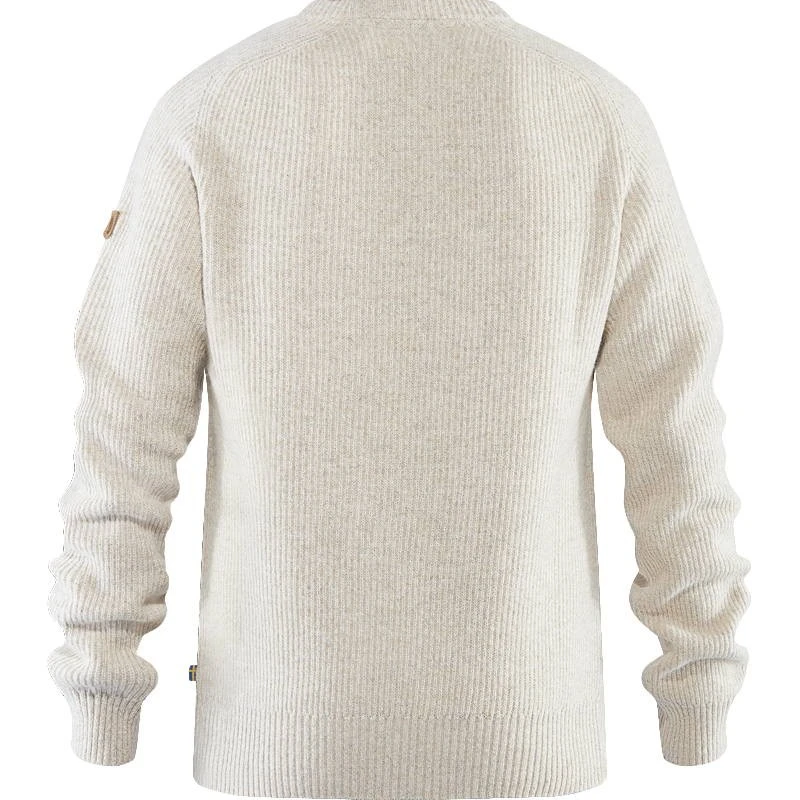 FJÄLLRÄVEN Greenland Re-Wool Crew-Neck Herren Strick-Pullover XS, Chalk White, Herren Greenland Re-Wool Crew-Neck Herren Strick-Pullover 4 FJÄLLRÄVEN Greenland Re-Wool Crew-Neck Herren Strick-Pullover XS, Chalk White, Herren Greenland Re-Wool Crew-Neck Herren Strick-Pullover – Bild 2