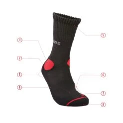 Hanwag Bunion Socke Black (Schwarz)|39 - 41 Bunion Socke