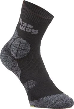 Hanwag Hike Socke Asphalt/Green|39 - 41|Unisex Hike Socke