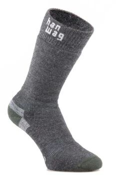 Hanwag Thermo Socke Asphalt/Dark Green|36 - 38|Unisex Thermo Socke