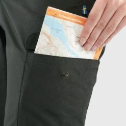 FJÄLLRÄVEN Kaipak Damen Hose Curved-fit 36, Black, Damen Kaipak Damen Hose Curved-fit -Angebote Abenteuer Set Store kaipak trousers curved w fjaellraeven detail 3 1280x1280