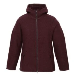 Nele Damen Kapuzenjacke Merinowolle W100 - Bordeaux S|S25 - Bordeaux Nele Damen Kapuzenjacke Merinowolle W100 - Bordeaux