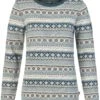 FJÄLLRÄVEN Övik Folk Damen Strick Sweater XS, Frost Green, Damen Övik Folk Damen Strick Sweater