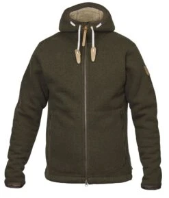 FJÄLLRÄVEN Polar Fleece Herren Jacke S, Dark Olive, Herren Polar Fleece Herren Jacke